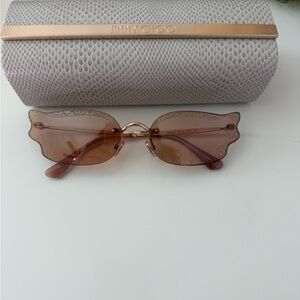 Jimmy Choo Rose-Tinted Sunglasses